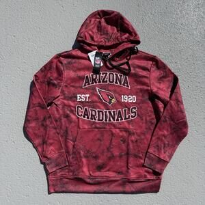 Men’s Arizona Cardinals Pullover Hoodie NFL Team Apparel Camo Red Medium
